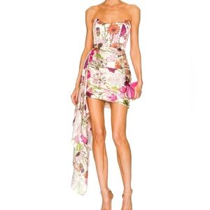 Katie May
Chasing Dawn Floral
Strapless Minidress